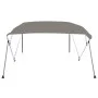 Gray 4-arch bimini top 243x250x131 cm by vidaXL, Boat storage covers - Ref: Foro24-94809, Price: 229,36 €, Discount: %