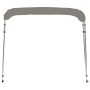 Toldo bimini de 4 arcos gris 243x250x131 cm