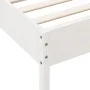 White pine wood bed frame with headboard 100x200cm by vidaXL, Beds and slatted bases - Ref: Foro24-3207218, Price: 151,25 €, ...