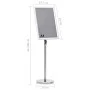 A3 silver aluminum alloy poster stand. by vidaXL, Counters - Ref: Foro24-51207, Price: 41,26 €, Discount: %