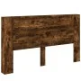 Kopfteil mit LED-Räuchereiche 180x16,5x103,5 cm von vidaXL, Kopf- und Fußteile - Ref: Foro24-839263, Preis: 114,35 €, Rabatt: %