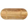Oval table top solid rough mango wood 80x40x2.5 cm by vidaXL, Table tops - Ref: Foro24-370102, Price: 49,53 €, Discount: %