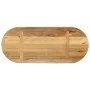 Oval table top solid rough mango wood 80x40x2.5 cm by vidaXL, Table tops - Ref: Foro24-370102, Price: 48,90 €, Discount: %