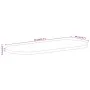 Oval table top solid rough mango wood 80x40x2.5 cm by vidaXL, Table tops - Ref: Foro24-370102, Price: 48,90 €, Discount: %