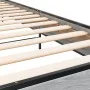Estructura cama madera ingeniería metal gris Sonoma 100x200 cm de vidaXL, Camas y somieres - Ref: Foro24-845525, Precio: 75,4...
