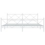 Metallbettgestell mit Kopf- und Fußteil weiß 193x203 cm von vidaXL, Betten und Lattenroste - Ref: Foro24-376575, Preis: 142,9...