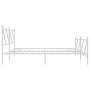 Metallbettgestell mit Kopf- und Fußteil weiß 193x203 cm von vidaXL, Betten und Lattenroste - Ref: Foro24-376575, Preis: 142,9...