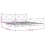 Metallbettgestell mit Kopf- und Fußteil weiß 193x203 cm von vidaXL, Betten und Lattenroste - Ref: Foro24-376575, Preis: 142,9...