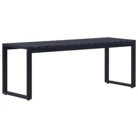 Gartenbank PS-Platte schwarz 120,5 cm von vidaXL, Gartenbänke - Ref: Foro24-49492, Preis: 103,04 €, Rabatt: %