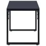 Banco de jardín tablero PS negro 120,5 cm de vidaXL, Bancos de jardín - Ref: Foro24-49492, Precio: 98,74 €, Descuento: %
