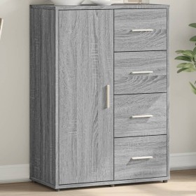 Sonoma graues Sideboard aus Holzwerkstoff, 60 x 31 x 84 cm von vidaXL, Sideboards - Ref: Foro24-840511, Preis: 106,26 €, Raba...