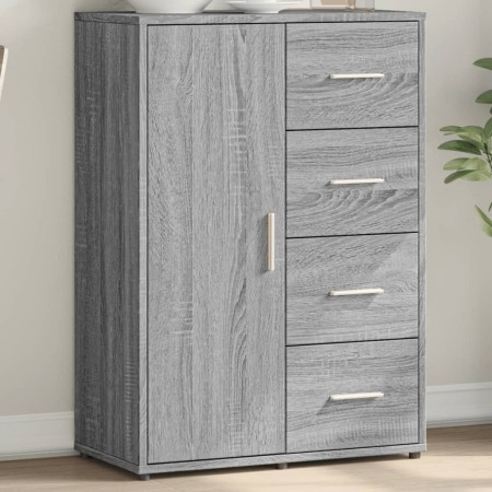 Sonoma graues Sideboard aus Holzwerkstoff, 60 x 31 x 84 cm von vidaXL, Sideboards - Ref: Foro24-840511, Preis: 108,66 €, Raba...