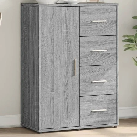 Sonoma graues Sideboard aus Holzwerkstoff, 60 x 31 x 84 cm von vidaXL, Sideboards - Ref: Foro24-840511, Preis: 105,10 €, Raba...