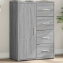 Sonoma graues Sideboard aus Holzwerkstoff, 60 x 31 x 84 cm von vidaXL, Sideboards - Ref: Foro24-840511, Preis: 108,66 €, Raba...