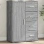 Sonoma graues Sideboard aus Holzwerkstoff, 60 x 31 x 84 cm von vidaXL, Sideboards - Ref: Foro24-840511, Preis: 105,10 €, Raba...
