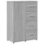 Sonoma graues Sideboard aus Holzwerkstoff, 60 x 31 x 84 cm von vidaXL, Sideboards - Ref: Foro24-840511, Preis: 105,10 €, Raba...