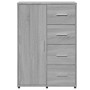 Sonoma graues Sideboard aus Holzwerkstoff, 60 x 31 x 84 cm von vidaXL, Sideboards - Ref: Foro24-840511, Preis: 108,66 €, Raba...