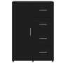 Aparador de madera de ingeniería negro 60x31x84 cm de vidaXL, Aparadores - Ref: Foro24-840507, Precio: 98,24 €, Descuento: %