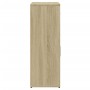 Aparador madera de ingeniería roble Sonoma 60x30x84 cm