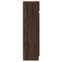 Zapatero madera de ingeniería roble marrón 100,5x28x100 cm