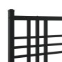 Kopfteil aus schwarzem Metall, 180 cm von vidaXL, Kopf- und Fußteile - Ref: Foro24-376360, Preis: 45,52 €, Rabatt: %