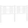 Kopfteil aus weißem Metall, 150 cm von vidaXL, Kopf- und Fußteile - Ref: Foro24-376407, Preis: 43,25 €, Rabatt: %