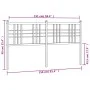 Kopfteil aus weißem Metall, 150 cm von vidaXL, Kopf- und Fußteile - Ref: Foro24-376407, Preis: 43,25 €, Rabatt: %