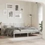 Kopfteil aus weißem Metall, 200 cm von vidaXL, Kopf- und Fußteile - Ref: Foro24-376411, Preis: 46,05 €, Rabatt: %