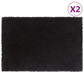 Fußmatten 2 Einheiten schwarze Kokosfaser 40x60 cm von vidaXL, Fußmatten - Ref: Foro24-155571, Preis: 31,45 €, Rabatt: %
