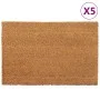 Fußmatten 5 Einheiten natürliche Kokosfaser 40x60 cm von vidaXL, Fußmatten - Ref: Foro24-155559, Preis: 49,32 €, Rabatt: %