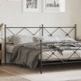 Kopfteil aus schwarzem Metall, 200 cm von vidaXL, Kopf- und Fußteile - Ref: Foro24-376540, Preis: 50,80 €, Rabatt: %