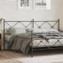 Kopfteil aus schwarzem Metall, 200 cm von vidaXL, Kopf- und Fußteile - Ref: Foro24-376540, Preis: 50,02 €, Rabatt: %