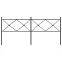 Kopfteil aus schwarzem Metall, 200 cm von vidaXL, Kopf- und Fußteile - Ref: Foro24-376540, Preis: 50,02 €, Rabatt: %