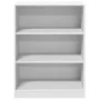 Weißer Holzwerkstoffschrank 77x48x102 cm von vidaXL, Kommoden-Organizer und Bar-Kleiderbügel - Ref: Foro24-840821, Preis: 84,...