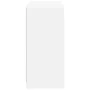 White engineered wood wardrobe 77x48x102 cm by vidaXL, Dresser Organizers and Bar Hangers - Ref: Foro24-840821, Price: 84,12 ...