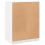 White engineered wood wardrobe 77x48x102 cm by vidaXL, Dresser Organizers and Bar Hangers - Ref: Foro24-840821, Price: 84,12 ...