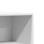 Weißer Holzwerkstoffschrank 77x48x102 cm von vidaXL, Kommoden-Organizer und Bar-Kleiderbügel - Ref: Foro24-840821, Preis: 84,...