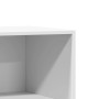 Weißer Holzwerkstoffschrank 77x48x102 cm von vidaXL, Kommoden-Organizer und Bar-Kleiderbügel - Ref: Foro24-840821, Preis: 85,...