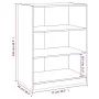 Weißer Holzwerkstoffschrank 77x48x102 cm von vidaXL, Kommoden-Organizer und Bar-Kleiderbügel - Ref: Foro24-840821, Preis: 84,...