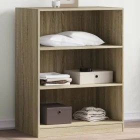 Sonoma oak engineered wood wardrobe 77x48x102 cm by vidaXL, Dresser Organizers and Bar Hangers - Ref: Foro24-840823, Price: 7...