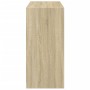 Kleiderschrank aus Sonoma-Eichenholzwerkstoff, 77 x 48 x 102 cm von vidaXL, Kommoden-Organizer und Bar-Kleiderbügel - Ref: Fo...