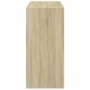 Kleiderschrank aus Sonoma-Eichenholzwerkstoff, 77 x 48 x 102 cm von vidaXL, Kommoden-Organizer und Bar-Kleiderbügel - Ref: Fo...