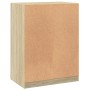 Kleiderschrank aus Sonoma-Eichenholzwerkstoff, 77 x 48 x 102 cm von vidaXL, Kommoden-Organizer und Bar-Kleiderbügel - Ref: Fo...