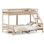 Litera de madera maciza de pino 80x200/140x200 cm de vidaXL, Camas y somieres - Ref: Foro24-3207181, Precio: 336,17 €, Descue...