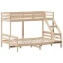 Litera de madera maciza de pino 80x200/140x200 cm de vidaXL, Camas y somieres - Ref: Foro24-3207181, Precio: 331,26 €, Descue...