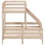 Litera de madera maciza de pino 80x200/140x200 cm de vidaXL, Camas y somieres - Ref: Foro24-3207181, Precio: 336,17 €, Descue...