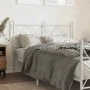 White metal headboard 120 cm by vidaXL, Headboards and footboards - Ref: Foro24-376582, Price: 46,21 €, Discount: %