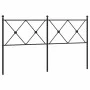 Kopfteil aus schwarzem Metall, 160 cm von vidaXL, Kopf- und Fußteile - Ref: Foro24-376537, Preis: 48,07 €, Rabatt: %