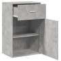 Betongrauer Aufbewahrungsschrank aus Holzwerkstoff, 56,5 x 39 x 90 cm von vidaXL, Schließfächer und Lagerschränke - Ref: Foro...
