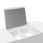 Tocador con espejo blanco 100x45x76 cm de vidaXL, Tocadores para dormitorios - Ref: Foro24-840695, Precio: 127,57 €, Descuent...